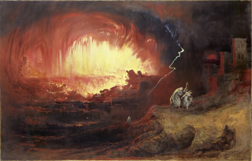 Creative Destruction - John Martin, Destruction of Sodom and Gomorrah (1852)